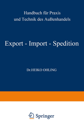 Export — Import — Spedition von Ohling,  Heiko