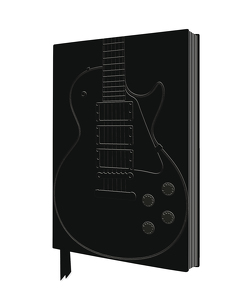 Exquisit Premium Notizbuch DIN A5: Gibson Les Paul, Black Guitar