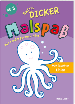 Extradicker Malspaß für Kindergartenkinder. Mit bunten Linien von Schmidt,  Sandra