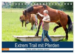 Extrem Trail mit Pferden (Tischkalender 2024 DIN A5 quer), CALVENDO Monatskalender von Sixt,  Marion