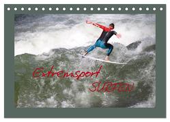 Extremsport Surfen (Tischkalender 2024 DIN A5 quer), CALVENDO Monatskalender von Hultsch,  Heike