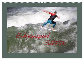 Extremsport Surfen (Wandkalender 2024 DIN A2 quer), CALVENDO Monatskalender von Hultsch,  Heike