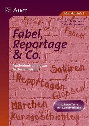 Fabel, Reportage & Co. von Grafenauer,  Bernhard, Memminger,  Gaby