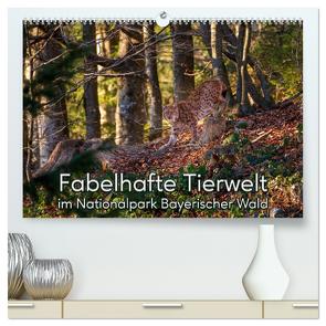 Fabelhafte Tierwelt im Nationalpark Bayerischer Wald (hochwertiger Premium Wandkalender 2024 DIN A2 quer), Kunstdruck in Hochglanz von Haidl,  Christian