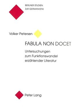 Fabula non docet von Petersen,  Volker