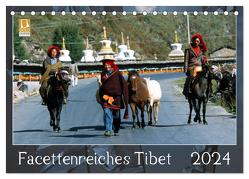 Facettenreiches Tibet (Tischkalender 2024 DIN A5 quer), CALVENDO Monatskalender von Bergermann,  Manfred