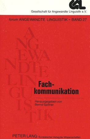 Fachkommunikation von Wolff,  Dieter