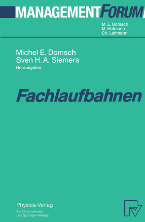 Fachlaufbahnen von Domsch,  Michel E., Siemers,  Sven H.A.