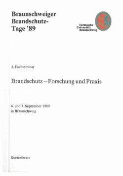 Fachseminar Brandschutz (3.) – Forschung und Praxis von Hosser,  Dietmar