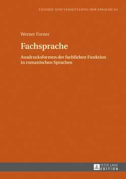 Fachsprache von Forner,  Werner