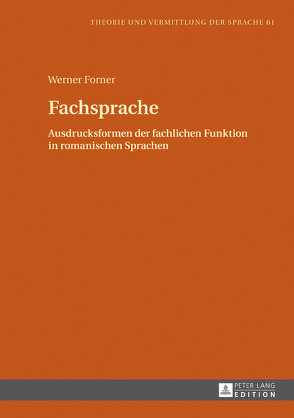 Fachsprache von Forner,  Werner