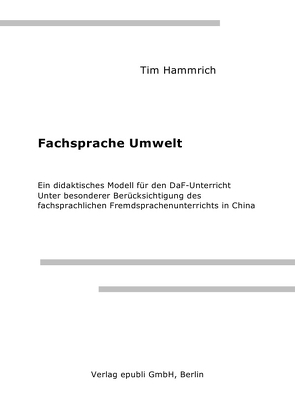 Fachsprache Umwelt von Hammrich,  Tim