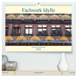 Fachwerk Impressionen (hochwertiger Premium Wandkalender 2024 DIN A2 quer), Kunstdruck in Hochglanz von Schmidt,  Bodo