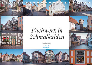 Fachwerk in Schmalkalden (Tischkalender 2022 DIN A5 quer) von N.,  N.
