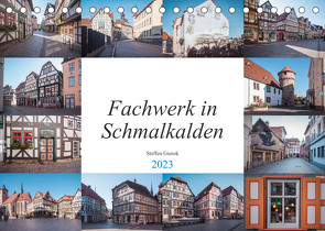 Fachwerk in Schmalkalden (Tischkalender 2023 DIN A5 quer) von N.,  N.