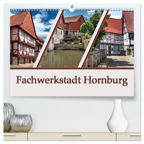 Fachwerkstadt Hornburg (hochwertiger Premium Wandkalender 2024 DIN A2 quer), Kunstdruck in Hochglanz von Gierok ; Magik Artist Design,  Steffen