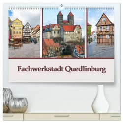 Fachwerkstadt Quedlinburg (hochwertiger Premium Wandkalender 2024 DIN A2 quer), Kunstdruck in Hochglanz von Gierok ; Magik Artist Design,  Steffen