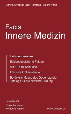 Facts Innere Medizin von Crysandt,  Martina, Hempfing,  Berit, Robinson,  Daniel, Vogeler,  Friederike, Wilms,  Miriam