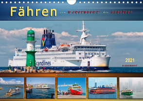 Fähren – von Warnemünde bis Hongkong (Wandkalender 2021 DIN A4 quer) von Roder,  Peter
