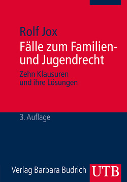 Fälle zum Familien- und Jugendrecht von Jox,  Rolf