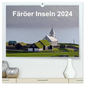 Färöer Inseln 2024 (hochwertiger Premium Wandkalender 2024 DIN A2 quer), Kunstdruck in Hochglanz von Dauerer,  Jörg