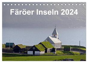 Färöer Inseln 2024 (Tischkalender 2024 DIN A5 quer), CALVENDO Monatskalender von Dauerer,  Jörg