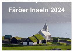 Färöer Inseln 2024 (Wandkalender 2024 DIN A2 quer), CALVENDO Monatskalender von Dauerer,  Jörg