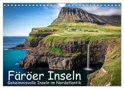 Färöer Inseln – Geheimnisvolle Inseln im Nordatlantik (Wandkalender 2024 DIN A4 quer), CALVENDO Monatskalender von Westermann,  Dennis