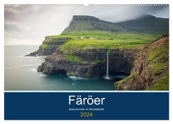 Färöer – Naturwunder im Nordatlantik (Wandkalender 2024 DIN A2 quer), CALVENDO Monatskalender von Zilch,  Thomas
