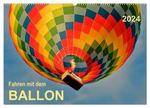 Fahren mit dem Ballon (Wandkalender 2024 DIN A2 quer), CALVENDO Monatskalender von Roder,  Peter
