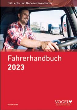 Fahrerhandbuch 2023 von Verlag Heinrich Vogel