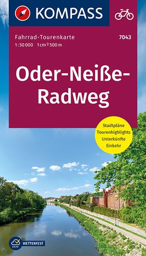 KOMPASS Fahrrad-Tourenkarte Oder-Neiße-Radweg 1:50.000 von KOMPASS-Karten GmbH