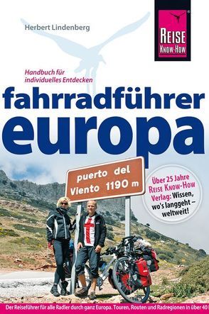 Fahrradführer Europa von Lindenberg,  Herbert