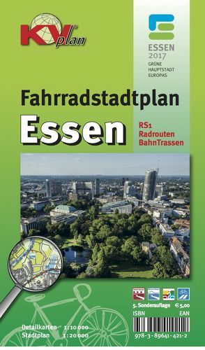 Essen – Fahrradstadtplan von Tacken,  Sascha René