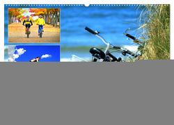 Fahrradtour. Radle dich frei und gesund! (Wandkalender 2024 DIN A2 quer), CALVENDO Monatskalender von Hurley,  Rose