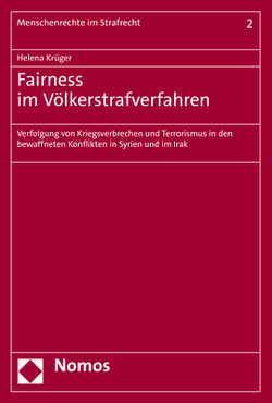 Fairness im Völkerstrafverfahren von Krüger,  Helena