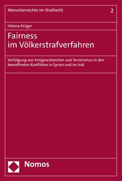 Fairness im Völkerstrafverfahren von Krüger,  Helena
