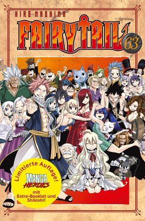 Fairy Tail 63 – Limitierte Edition von Bartholomäus,  Gandalf, Mashima,  Hiro