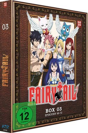 Fairy Tail – TV-Serie – Blu-ray Box 3 (Episoden 49-72) (3 Blu-rays) von Ishihira,  Shinji