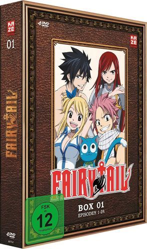 Fairy Tail – TV-Serie – Box 1 (Episoden 1-24) (4 DVDs) von Ishihira,  Shinji