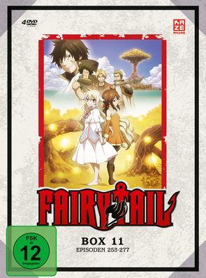 Fairy Tail – TV-Serie – DVD-Box 11 (Episoden 253-277) (4 DVDs) von Ishihira,  Shinji