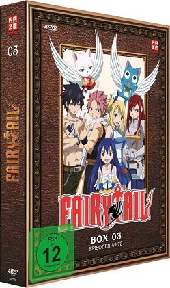 Fairy Tail – TV-Serie – DVD Box 3 (Episoden 49-72) (4 DVDs) von Ishihira,  Shinji