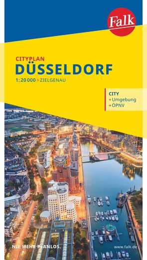 Falk Cityplan Düsseldorf 1:20.000