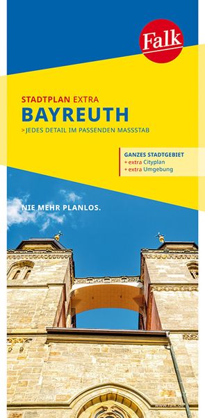 Falk Stadtplan Extra Bayreuth 1:15.000