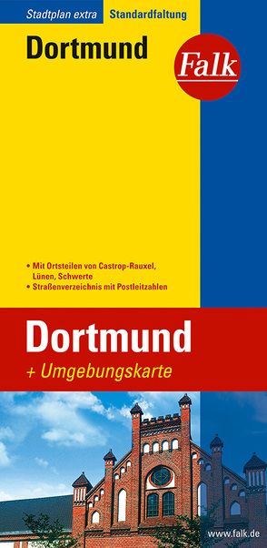 Falk Stadtplan Extra Standardfaltung Dortmund 1:22 000