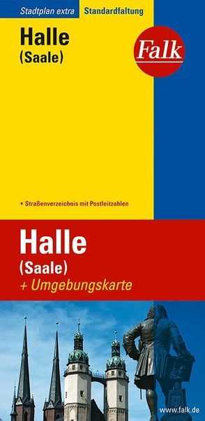 Falk Stadtplan Extra Standardfaltung Halle (Saale) 1:17 500
