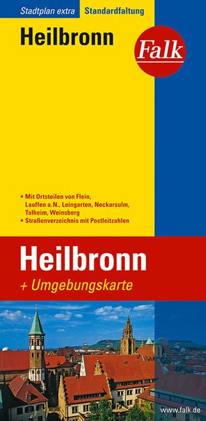 Falk Stadtplan Extra Heilbronn 1:20.000