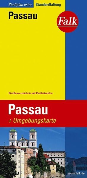 Falk Stadtplan Extra Standardfaltung Passau 1:17 500