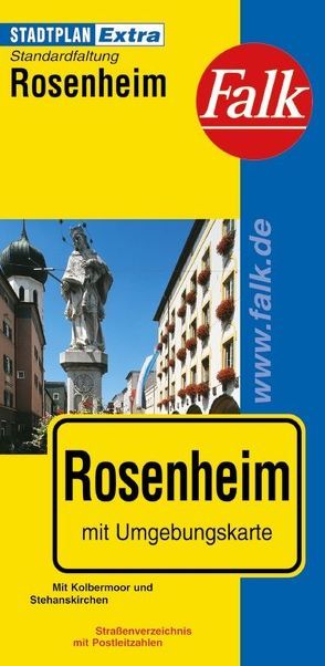 Falk Stadtplan Extra Rosenheim 1:15 000