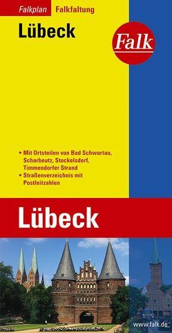 Falk Stadtplan Falkfaltung Lübeck 1:23.000